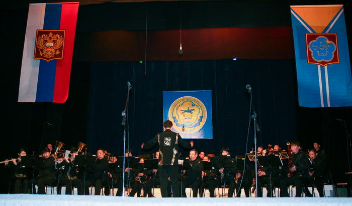 Презентация Духового оркестра Правительства Республики Тыва. 27 апреля 2008 г.